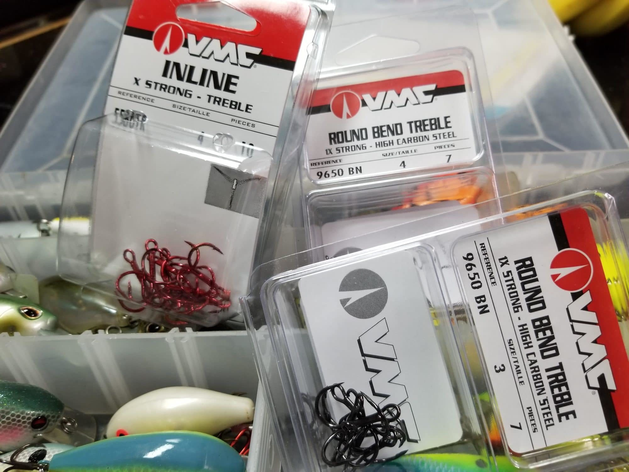 VMC Round Bend Treble Hook - 7/PK