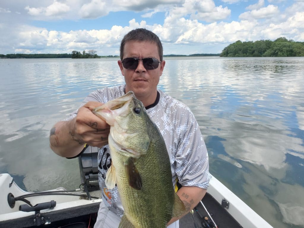 Evening Bass Fishing on the Fox River 